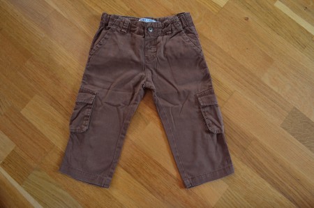 Pantalon marron en toile Bout'chou - 12 mois